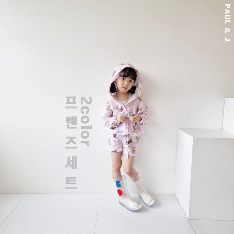 PAUL & J - Korean Children Fashion - #Kfashion4kids - Friends Top Bottom Set - 3