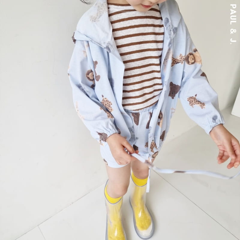 PAUL & J - Korean Children Fashion - #Kfashion4kids - Friends Top Bottom Set - 4