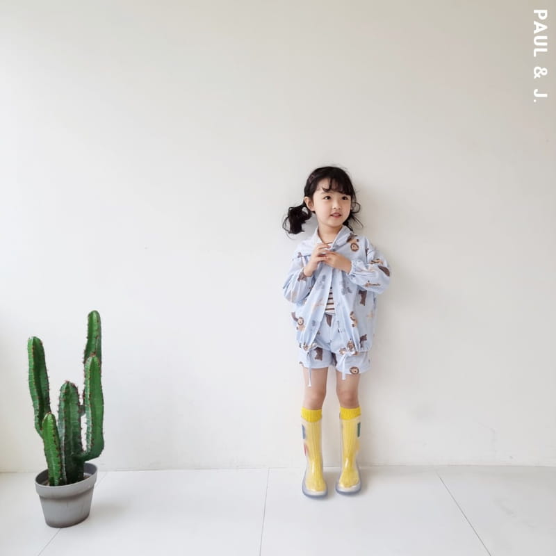 PAUL & J - Korean Children Fashion - #Kfashion4kids - Friends Top Bottom Set - 8