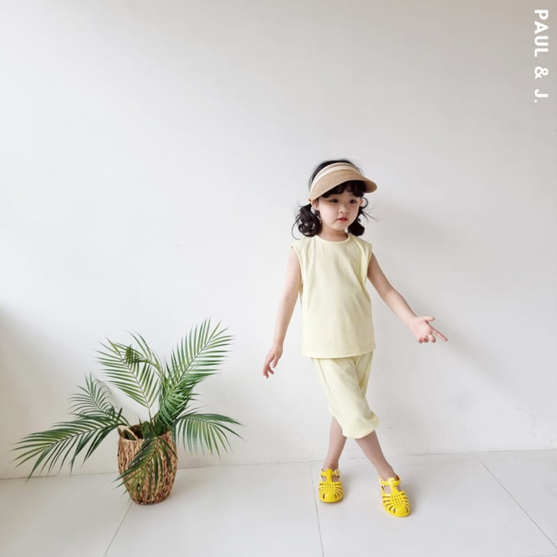 PAUL & J - Korean Children Fashion - #Kfashion4kids - Madeleine Top Bottom Set  - 8