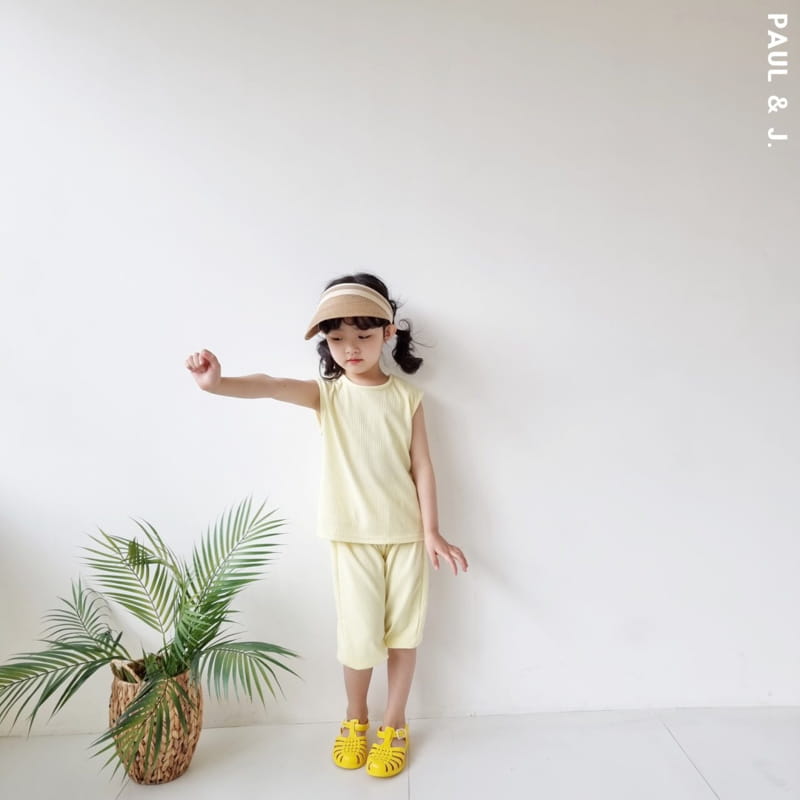PAUL & J - Korean Children Fashion - #Kfashion4kids - Madeleine Top Bottom Set  - 9