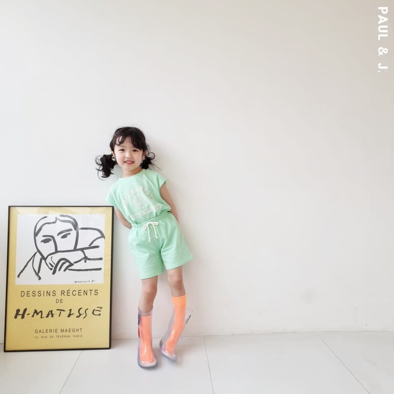 PAUL & J - Korean Children Fashion - #Kfashion4kids - Indiana Top Bottom Set - 12