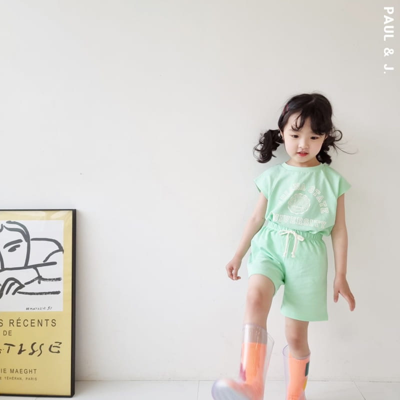 PAUL & J - Korean Children Fashion - #Kfashion4kids - Indiana Top Bottom Set - 5