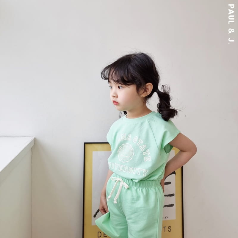 PAUL & J - Korean Children Fashion - #Kfashion4kids - Indiana Top Bottom Set - 6