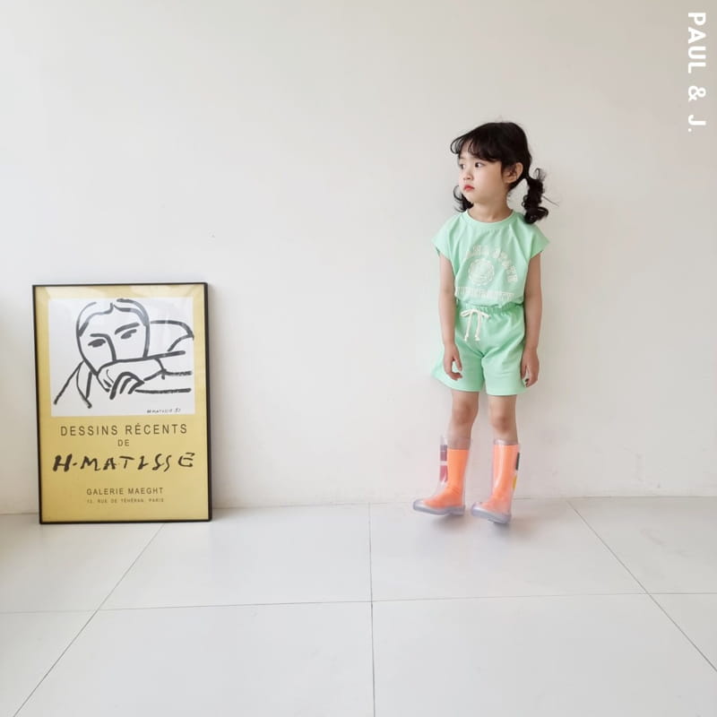 PAUL & J - Korean Children Fashion - #Kfashion4kids - Indiana Top Bottom Set - 7