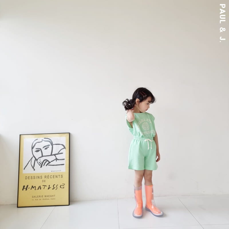 PAUL & J - Korean Children Fashion - #Kfashion4kids - Indiana Top Bottom Set - 9