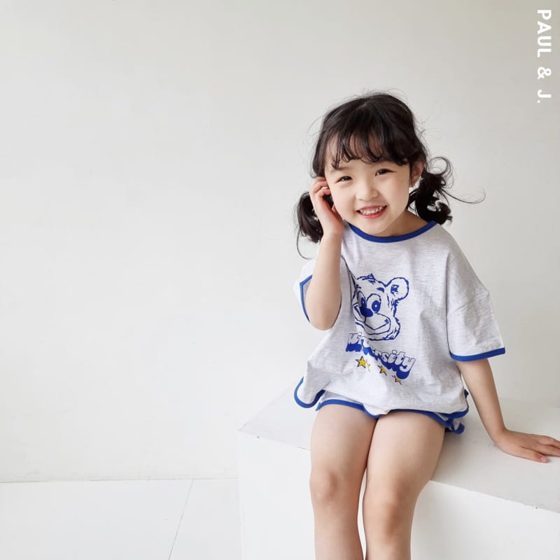 PAUL & J - Korean Children Fashion - #Kfashion4kids - Universe Top Bottom Set - 10