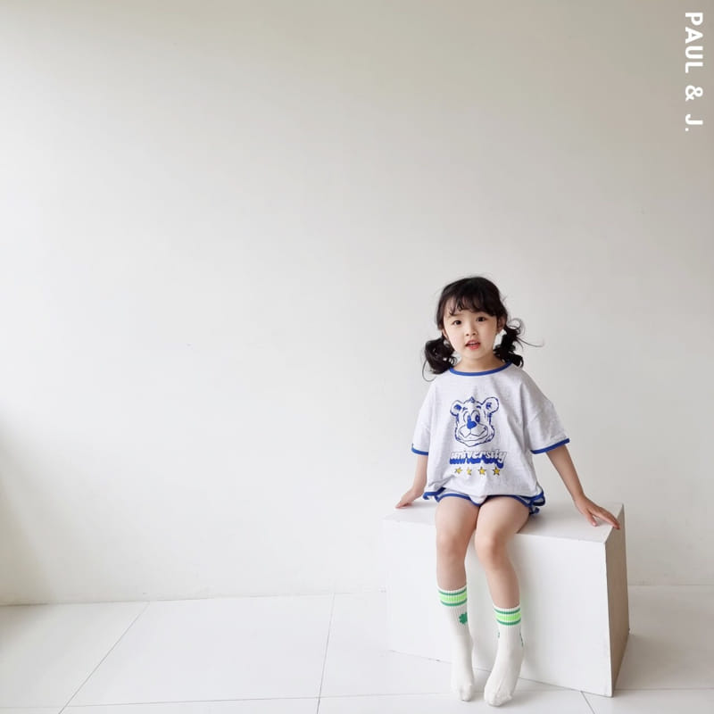 PAUL & J - Korean Children Fashion - #Kfashion4kids - Universe Top Bottom Set - 4