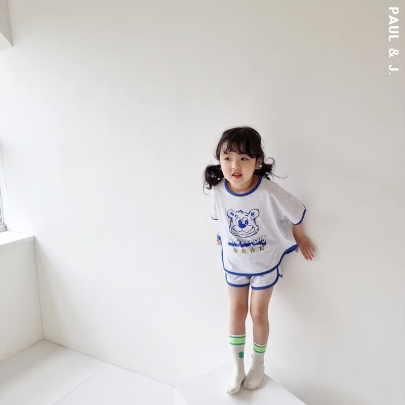 PAUL & J - Korean Children Fashion - #Kfashion4kids - Universe Top Bottom Set - 5
