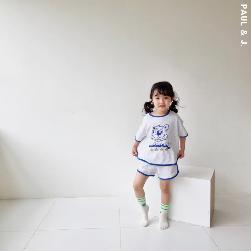 PAUL & J - Korean Children Fashion - #Kfashion4kids - Universe Top Bottom Set - 7