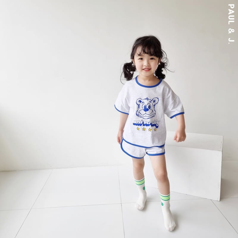 PAUL & J - Korean Children Fashion - #Kfashion4kids - Universe Top Bottom Set - 8