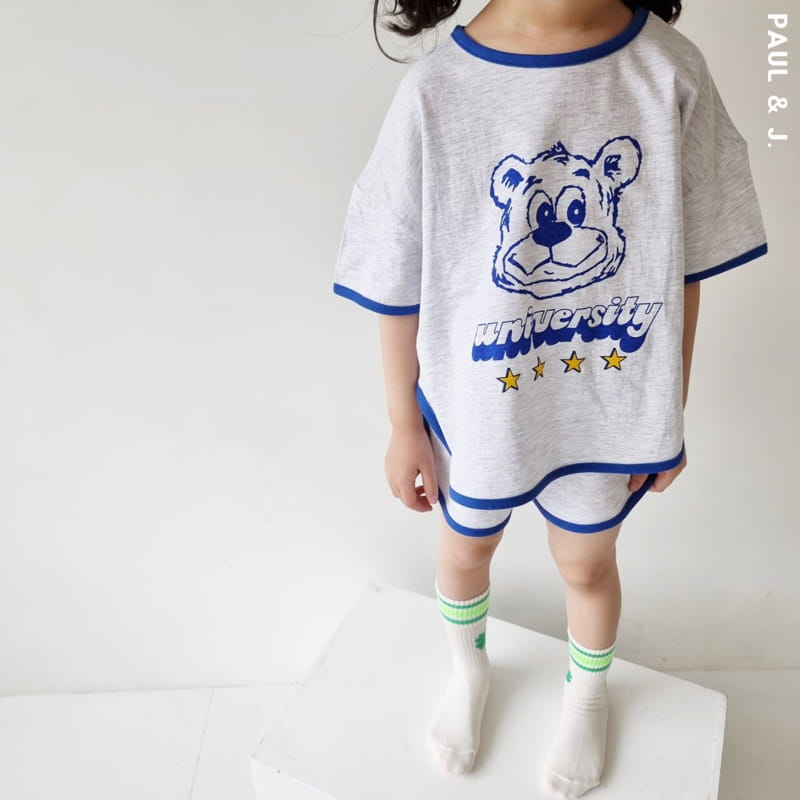 PAUL & J - Korean Children Fashion - #Kfashion4kids - Universe Top Bottom Set - 9