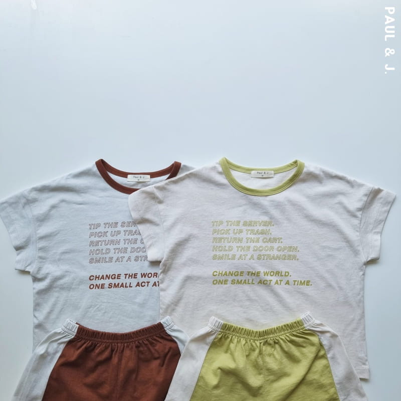 PAUL & J - Korean Children Fashion - #Kfashion4kids - Server Top Bottom Set - 3