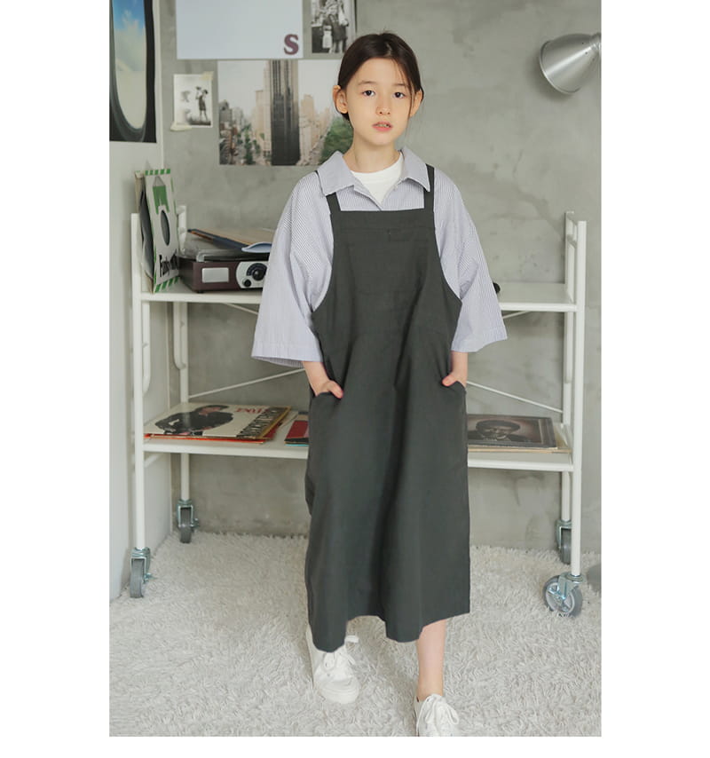 PEACH-CREAM - Korean Children Fashion - #Kfashion4kids - Monopoly One-piece