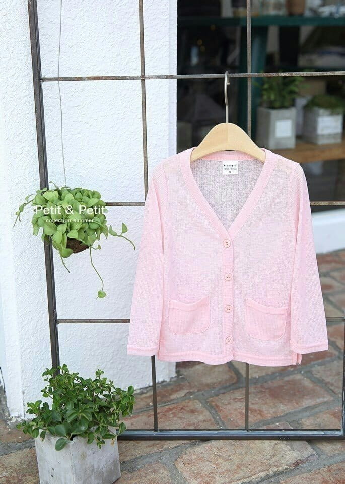PETIT & PETIT - Korean Children Fashion - #Kfashion4kids - Summer Cardigan - 3