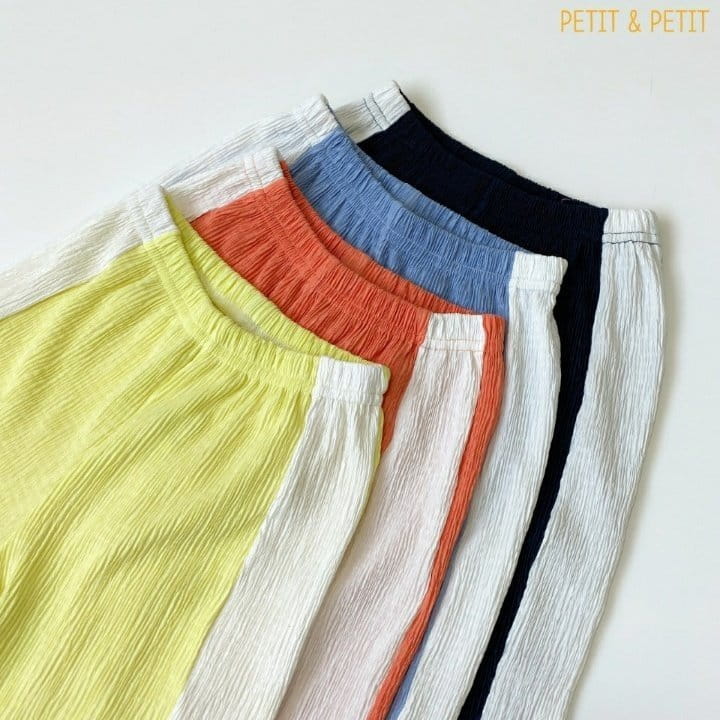 PETIT & PETIT - Korean Children Fashion - #Kfashion4kids - Color Pleats Pants - 2