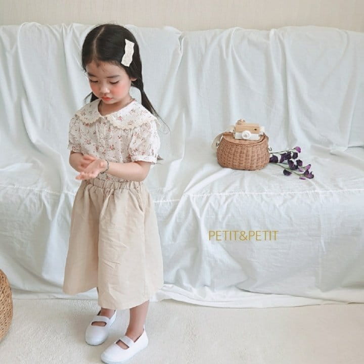 PETIT & PETIT - Korean Children Fashion - #Kfashion4kids - Lace Collar Blouse - 3
