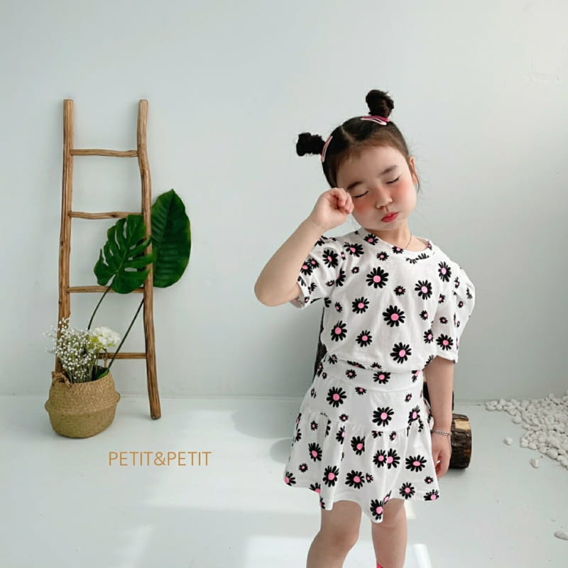 PETIT & PETIT - Korean Children Fashion - #Kfashion4kids - Daisy Top Bottom Set - 2