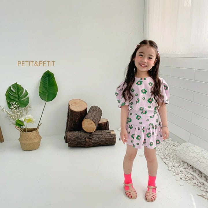 PETIT & PETIT - Korean Children Fashion - #Kfashion4kids - Daisy Top Bottom Set - 4