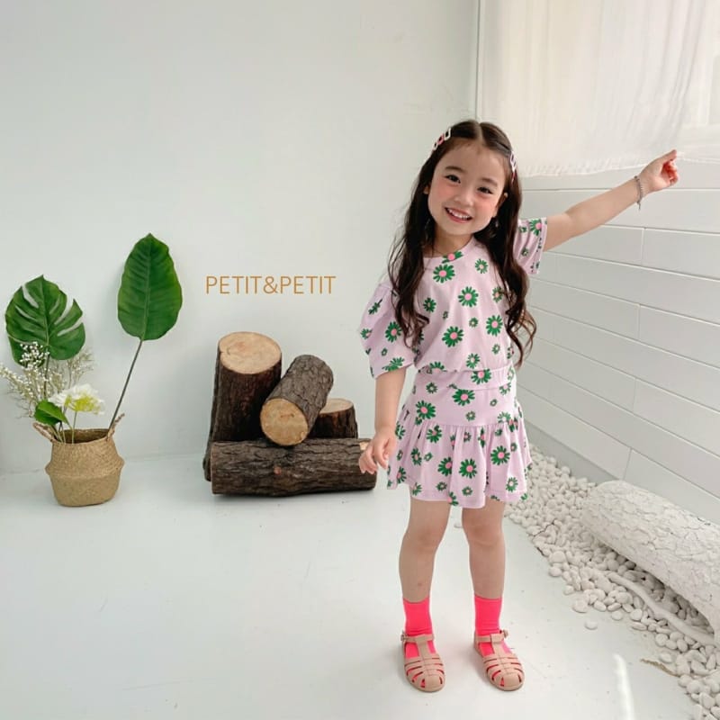 PETIT & PETIT - Korean Children Fashion - #Kfashion4kids - Daisy Top Bottom Set - 6