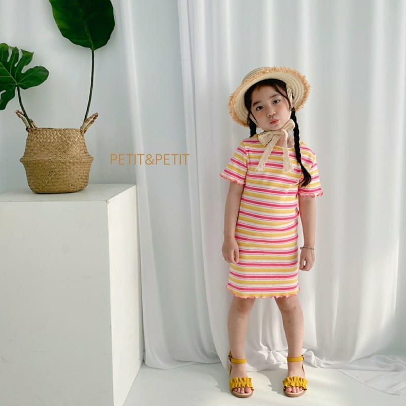 PETIT & PETIT - Korean Children Fashion - #Kfashion4kids - Stripes One-piece - 6