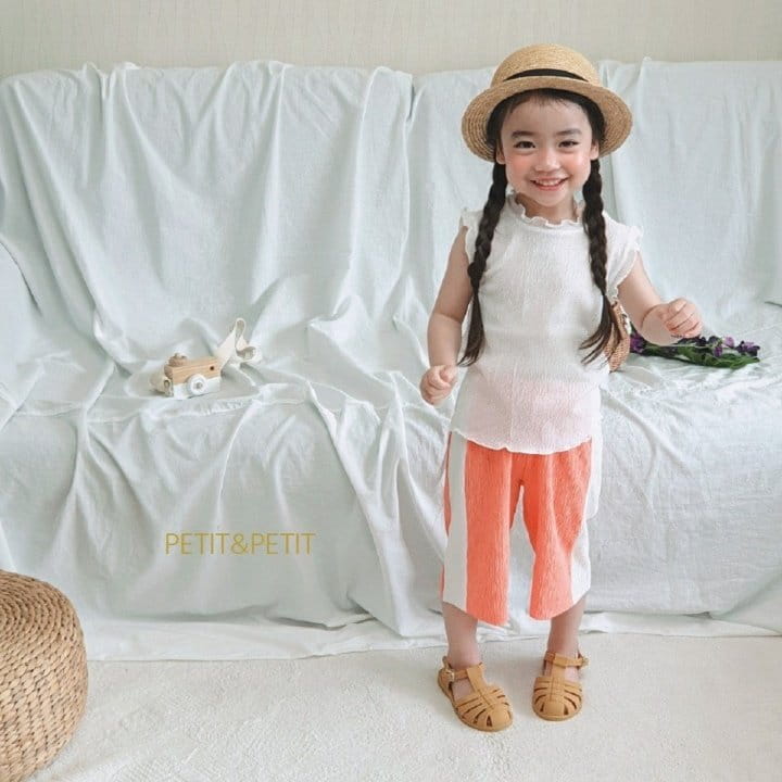 PETIT & PETIT - Korean Children Fashion - #Kfashion4kids - Wave Sleeveless  - 2