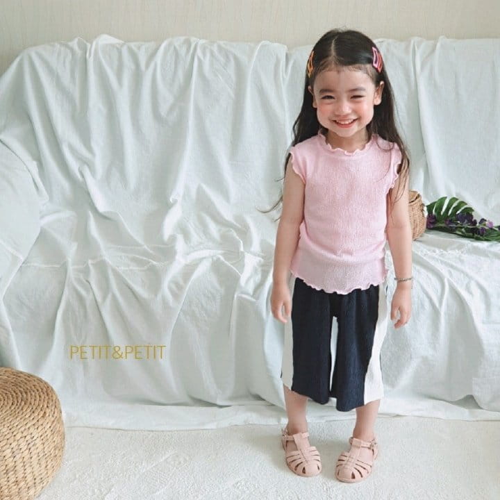 PETIT & PETIT - Korean Children Fashion - #Kfashion4kids - Wave Sleeveless  - 4