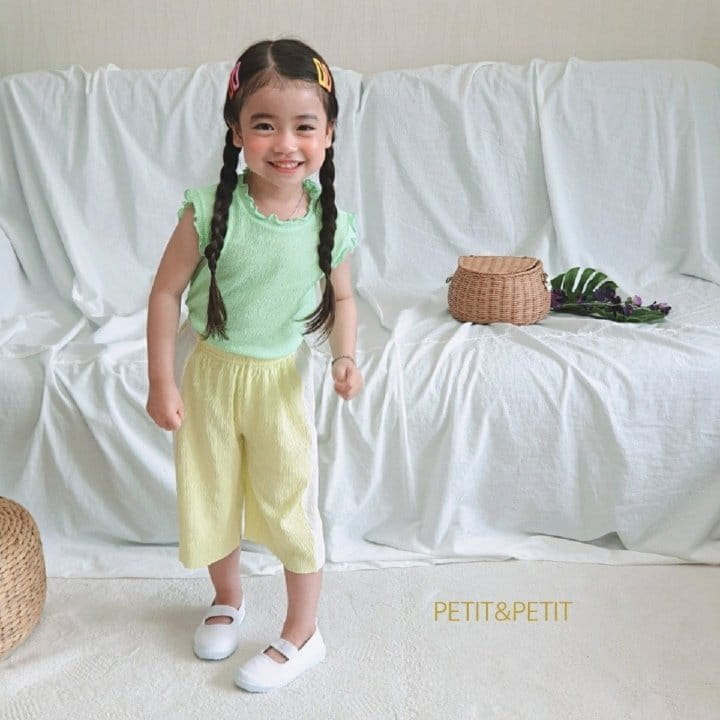 PETIT & PETIT - Korean Children Fashion - #Kfashion4kids - Wave Sleeveless  - 6