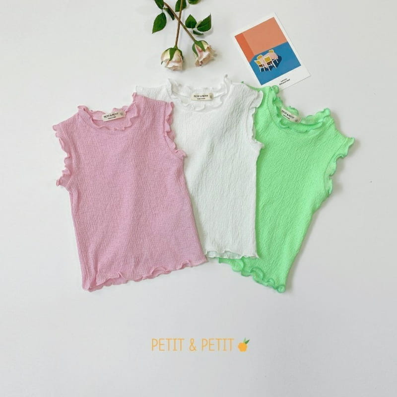 PETIT & PETIT - Korean Children Fashion - #Kfashion4kids - Wave Sleeveless  - 8