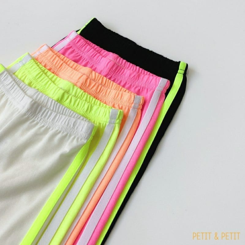PETIT & PETIT - Korean Children Fashion - #Kfashion4kids - Tape Capri Leggings - 3