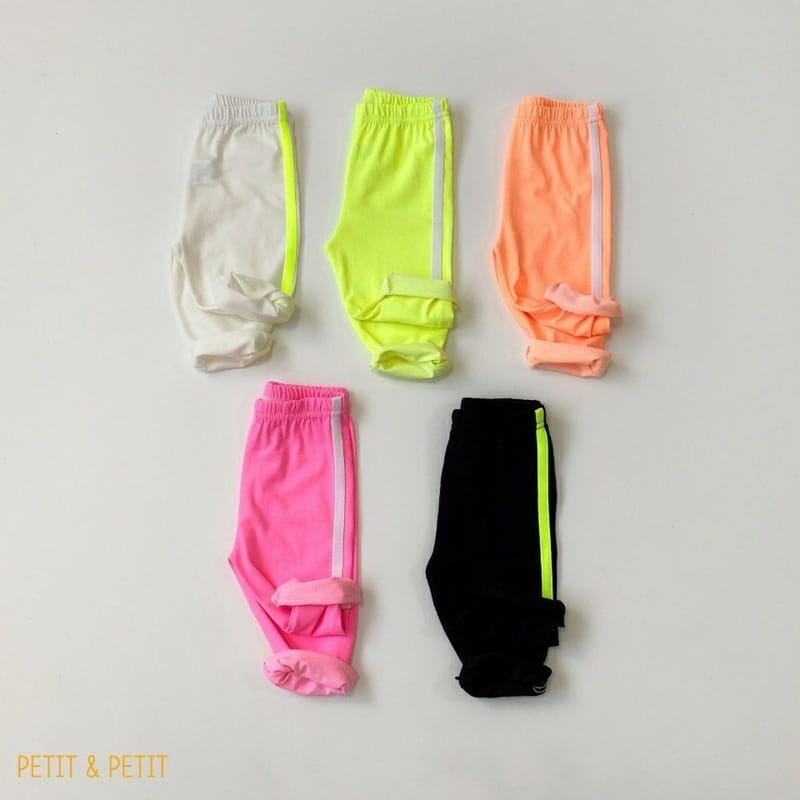 PETIT & PETIT - Korean Children Fashion - #Kfashion4kids - Tape Capri Leggings - 4