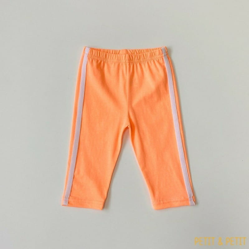 PETIT & PETIT - Korean Children Fashion - #Kfashion4kids - Tape Capri Leggings - 5