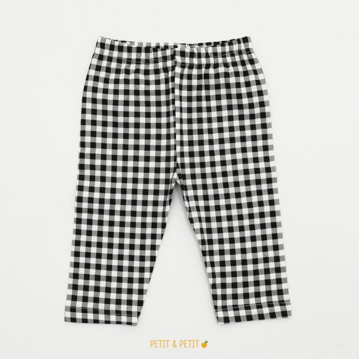 PETIT & PETIT - Korean Children Fashion - #Kfashion4kids - Check Capri Leggings