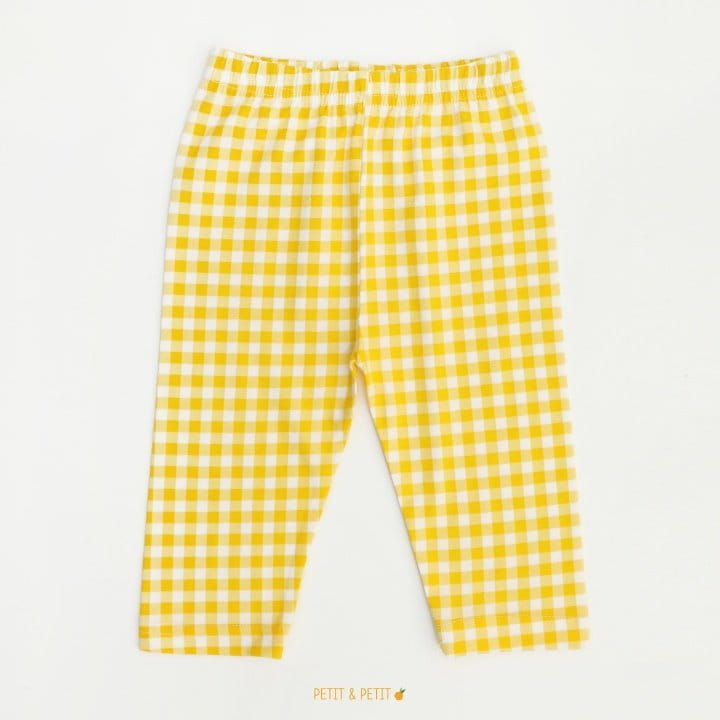 PETIT & PETIT - Korean Children Fashion - #Kfashion4kids - Check Capri Leggings - 3