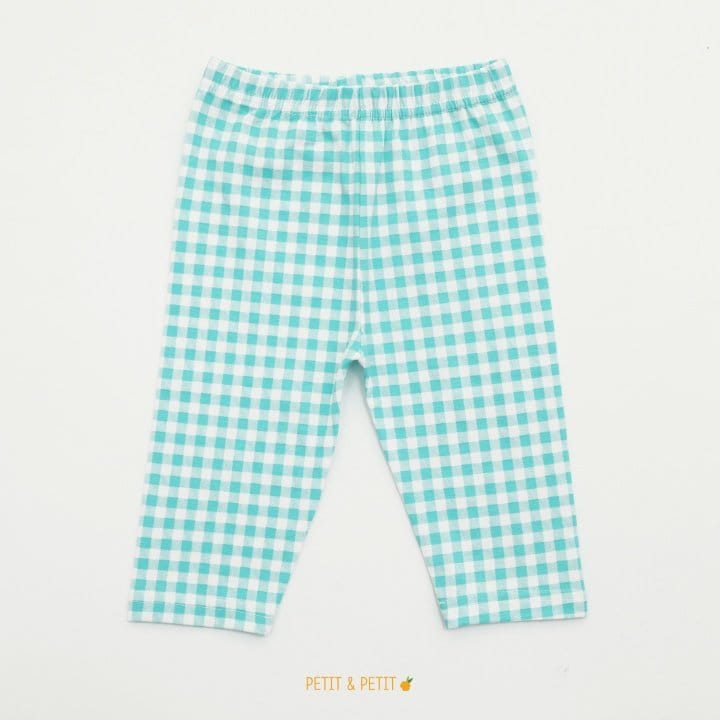PETIT & PETIT - Korean Children Fashion - #Kfashion4kids - Check Capri Leggings - 4