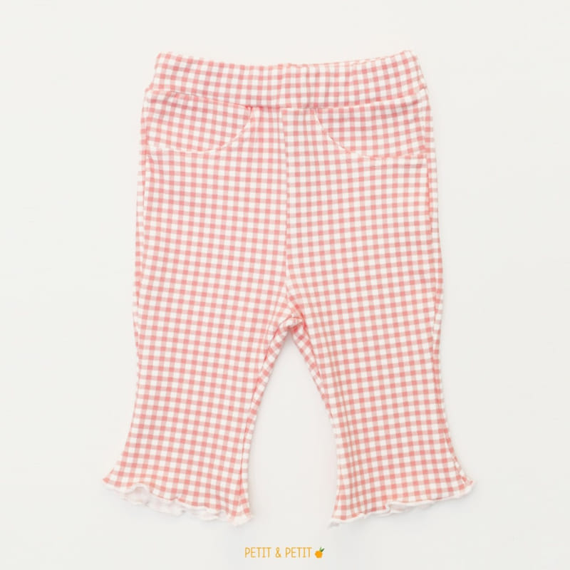 PETIT & PETIT - Korean Children Fashion - #Kfashion4kids - Check Bootscut Pants - 3