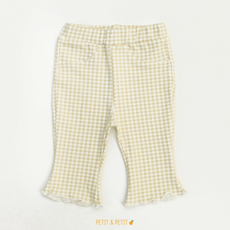 PETIT & PETIT - Korean Children Fashion - #Kfashion4kids - Check Bootscut Pants - 4