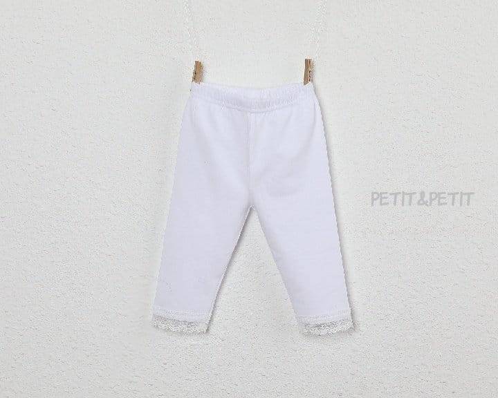 PETIT & PETIT - Korean Children Fashion - #Kfashion4kids - Simple Lace Capri Leggings - 2