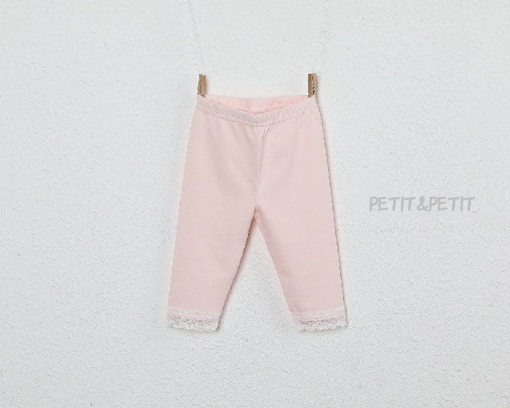 PETIT & PETIT - Korean Children Fashion - #Kfashion4kids - Simple Lace Capri Leggings - 3