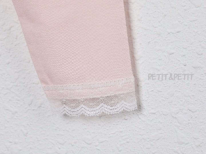 PETIT & PETIT - Korean Children Fashion - #Kfashion4kids - Simple Lace Capri Leggings - 4