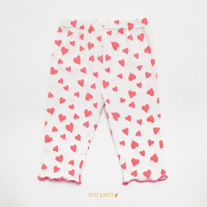 PETIT & PETIT - Korean Children Fashion - #Kfashion4kids - Heart Leggings