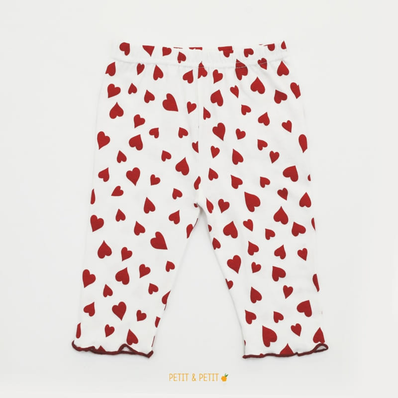 PETIT & PETIT - Korean Children Fashion - #Kfashion4kids - Heart Leggings - 3