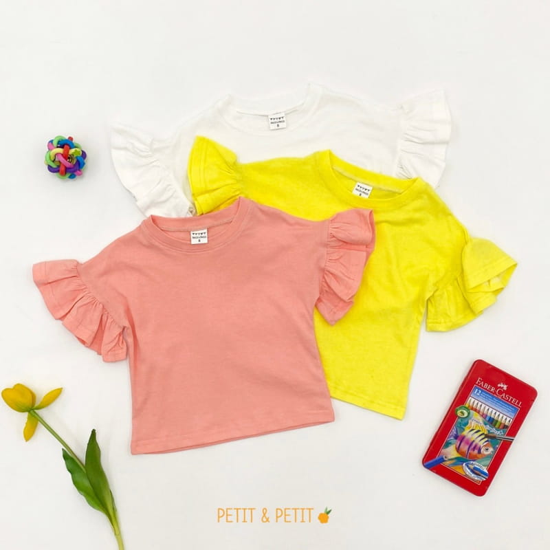 PETIT & PETIT - Korean Children Fashion - #Kfashion4kids - Frill Tee