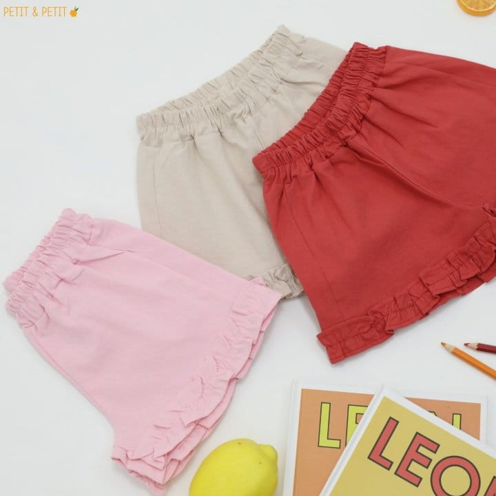 PETIT & PETIT - Korean Children Fashion - #Kfashion4kids - Frill Shorts