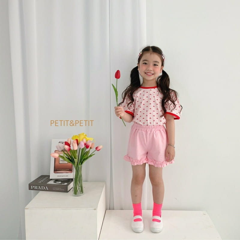 PETIT & PETIT - Korean Children Fashion - #Kfashion4kids - Check Flower Tee - 10