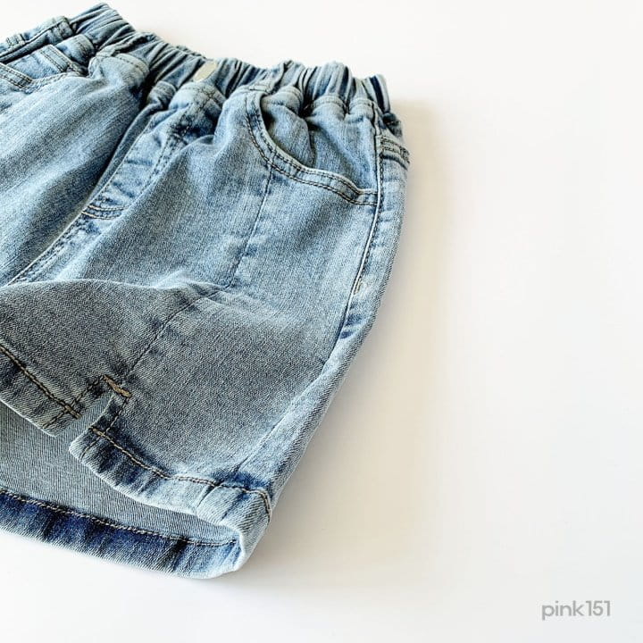 PINK151 - Korean Children Fashion - #Kfashion4kids - Slit Denim Shorts - 2