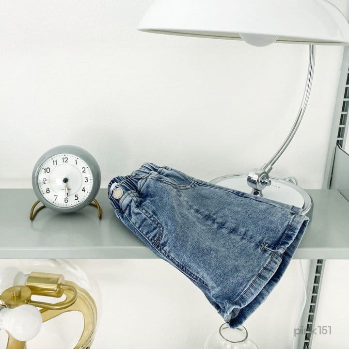 PINK151 - Korean Children Fashion - #Kfashion4kids - Slit Denim Shorts - 5