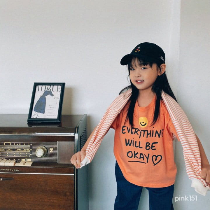 PINK151 - Korean Children Fashion - #Kfashion4kids - Now Smile Short Sleeves Tee - 10
