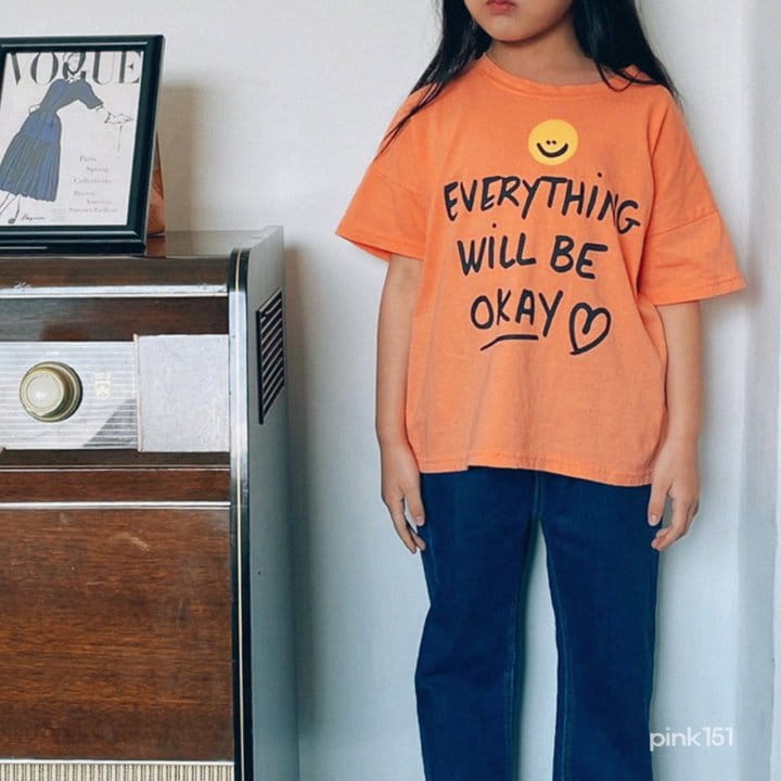 PINK151 - Korean Children Fashion - #Kfashion4kids - Now Smile Short Sleeves Tee - 12