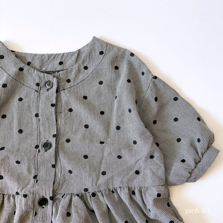 PINK151 - Korean Children Fashion - #Kfashion4kids - Dot Open One-piece - 4